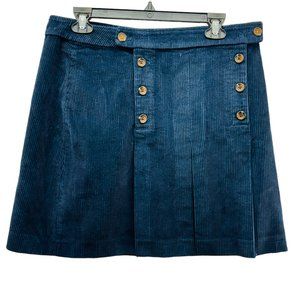 Joules Women’s Haddie Button Front Skirt Navy - Size 12(UK)